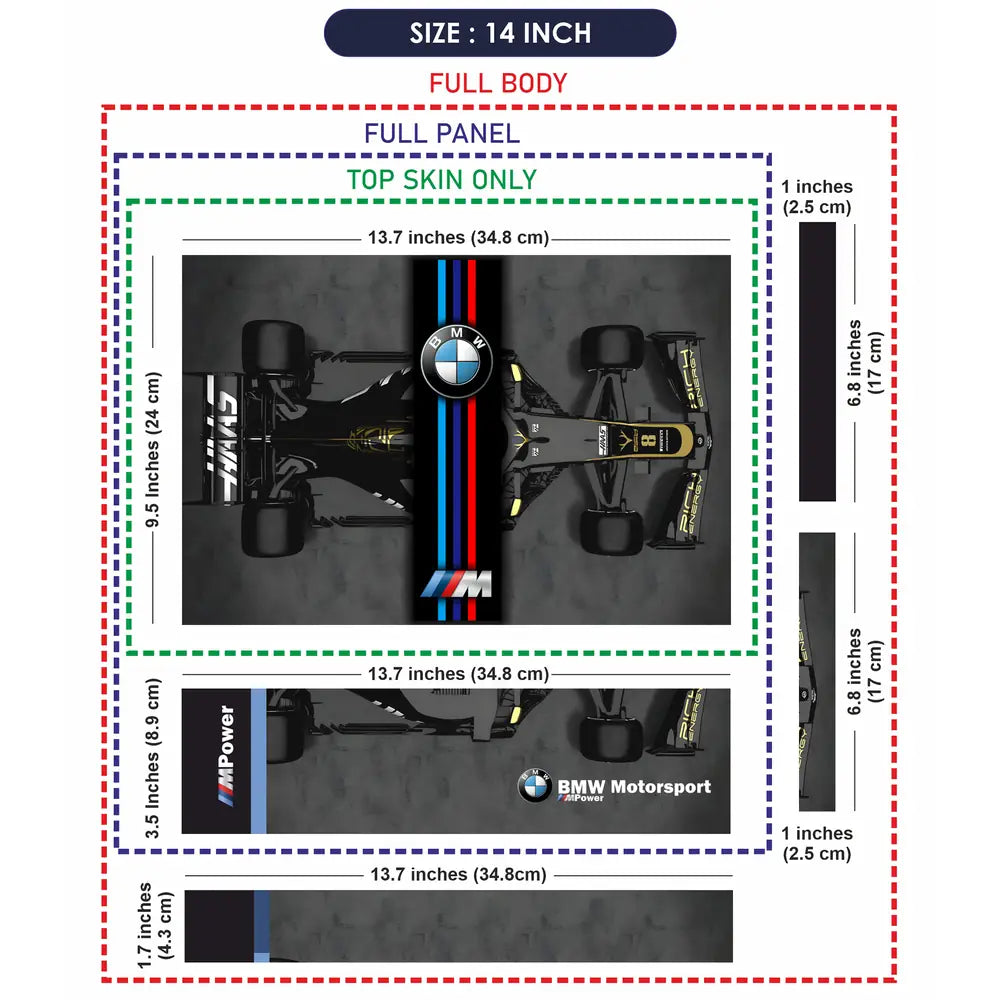 Formula One FO9 Laptop Skin - View 7