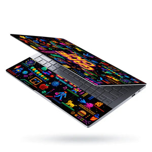 Gaming Arcade Game On Pixel Laptop Skin - View 3