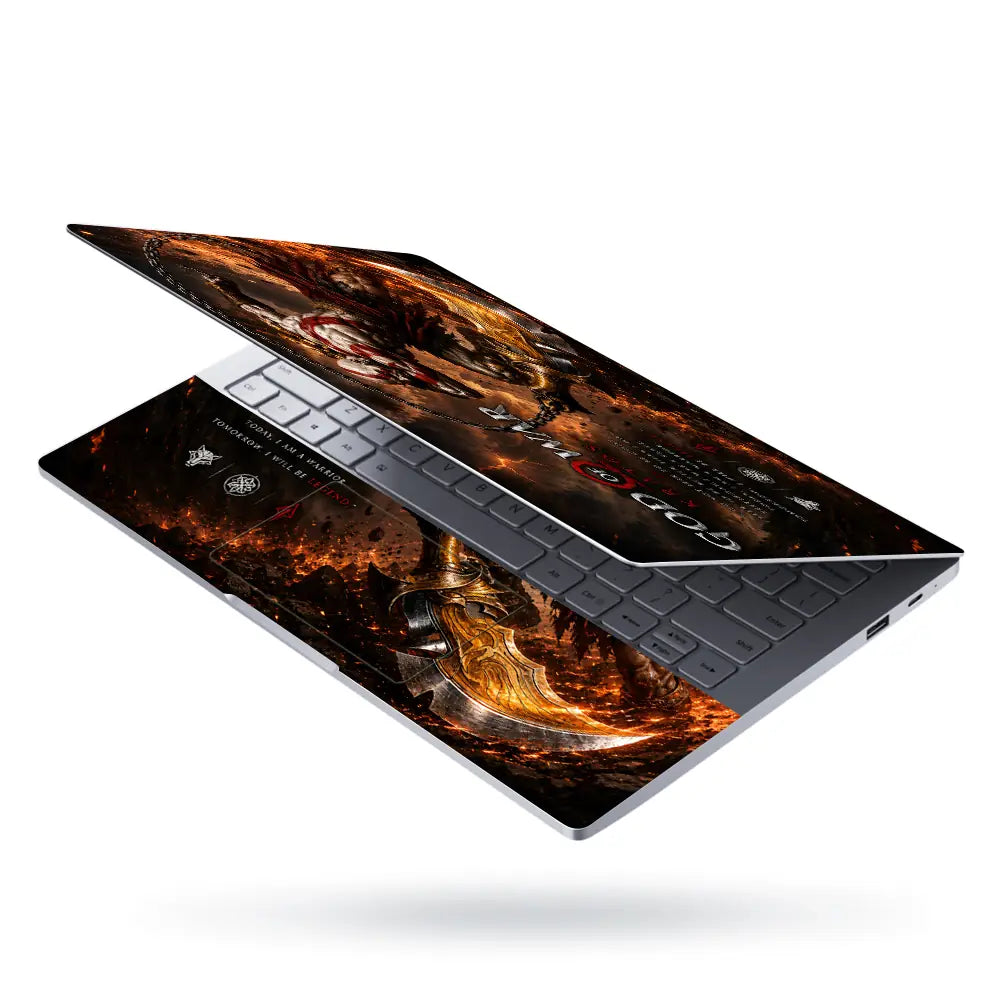 Gaming God Of War Kratos Chain Swing Attack Laptop Skin - View 3