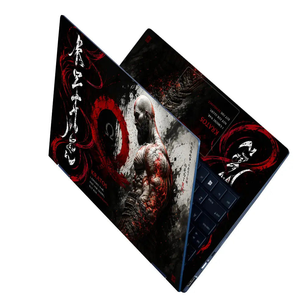 Gaming God Of War Kratos Eastern Vengeance Laptop Skin - View 2