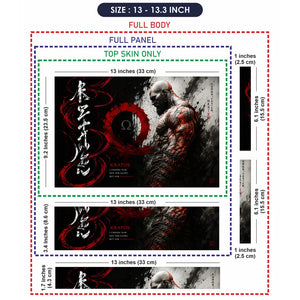 Gaming God Of War Kratos Eastern Vengeance Laptop Skin - View 6