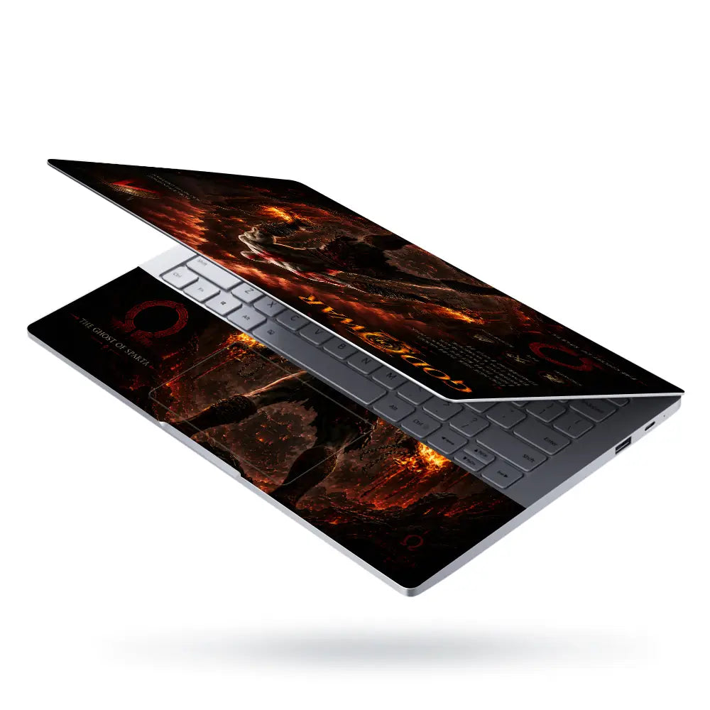 Gaming God Of War Kratos Forged Destiny Back Laptop Skin - View 3