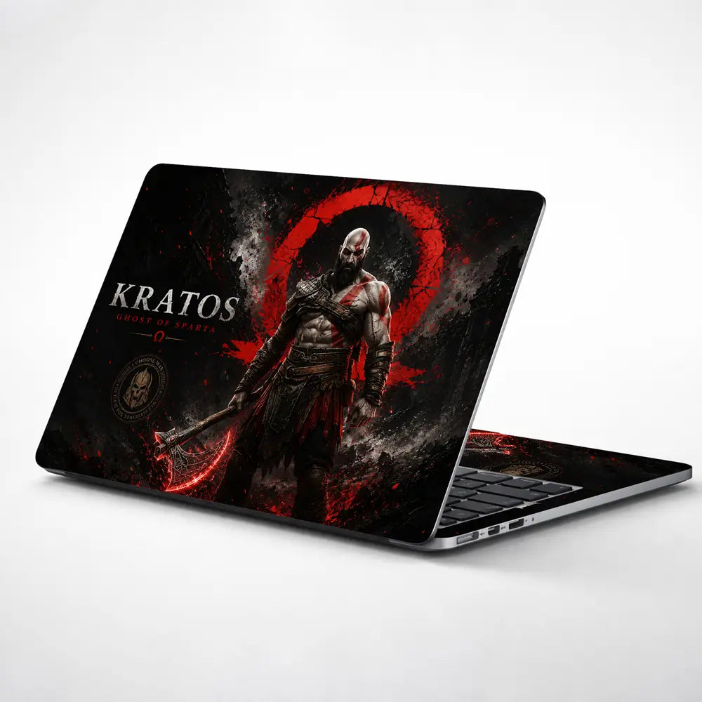 Gaming God Of War Kratos Ghost Of Sparta Stand Laptop Skin - View 1
