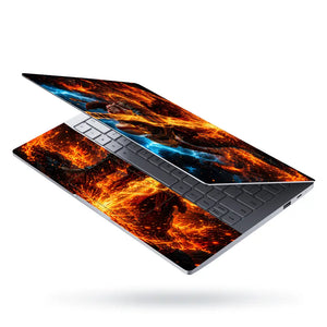 Gaming God Of War Kratos Lava Lightning Axe Glow Laptop Skin - View 3