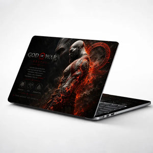 Gaming God Of War Kratos Lava Skin Profile Laptop Skin - View 1