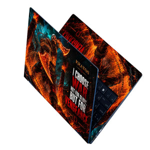 Gaming God Of War Kratos Pillars Vengeance Laptop Skin - View 2