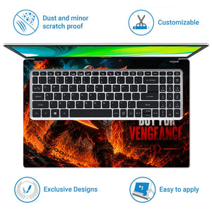 Gaming God Of War Kratos Pillars Vengeance Laptop Skin - View 5
