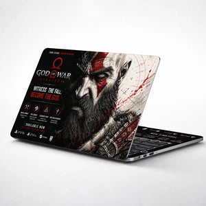 Gaming God Of War Kratos Ragnarok Witness Fall Laptop Skin - View 1