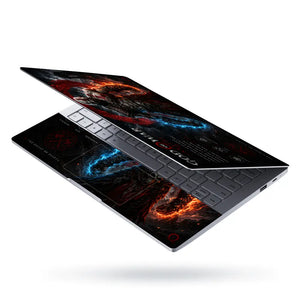 Gaming God Of War Kratos Skull Dual Weapons Laptop Skin - View 3