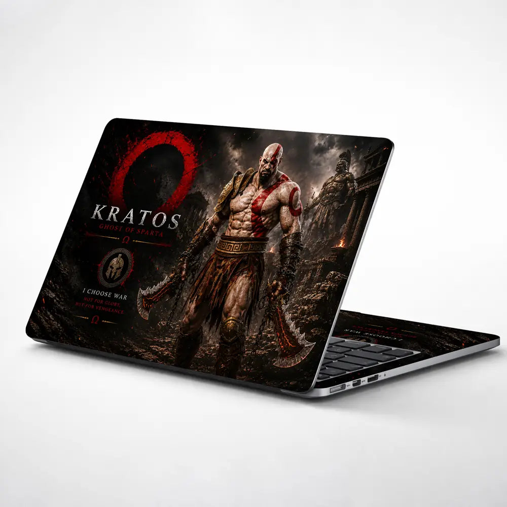 Gaming God Of War Kratos Underworld Ghost Laptop Skin - View 1