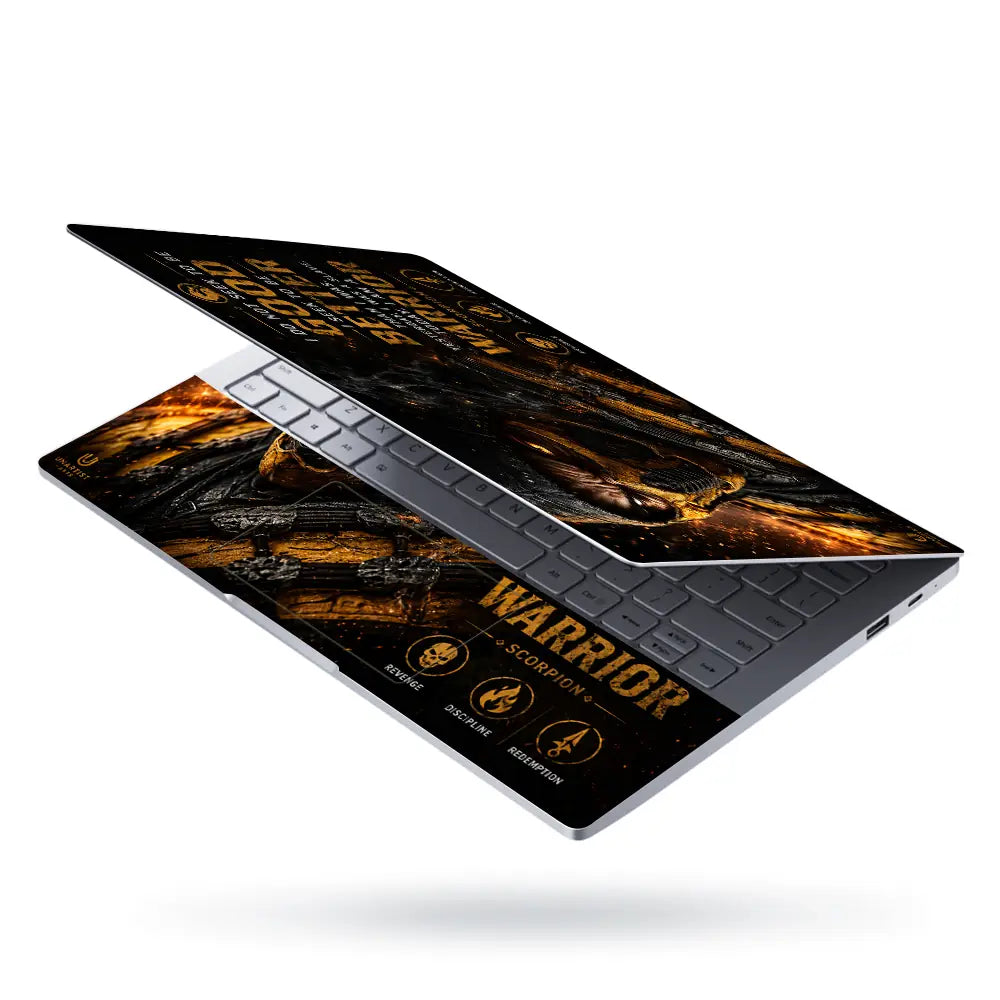 Gaming Mortal Kombat Scorpion Warrior Laptop Skin - View 3