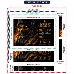 Gaming Mortal Kombat Scorpion Warrior Laptop Skin - View 9