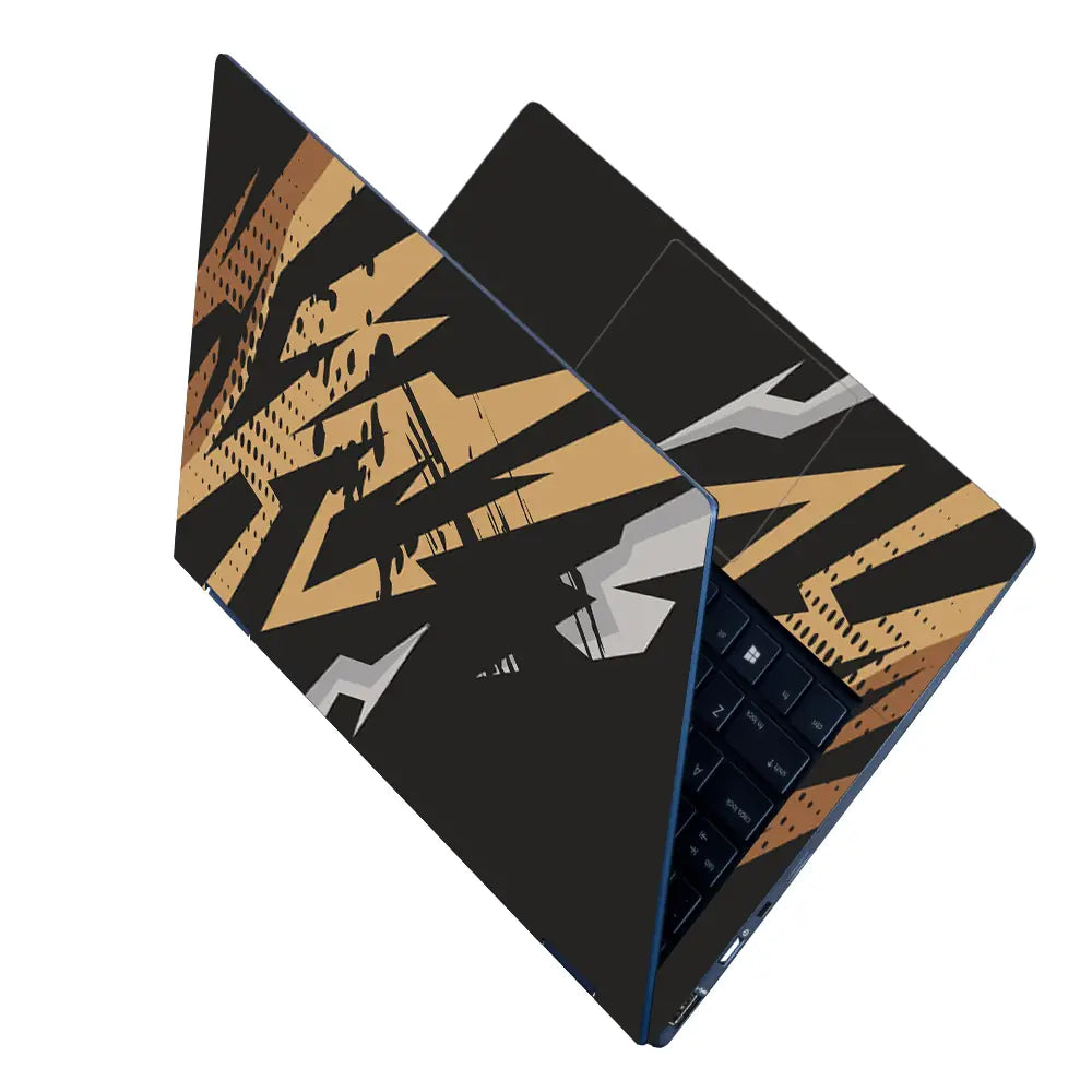 Gold Rush Laptop Skin - View 2