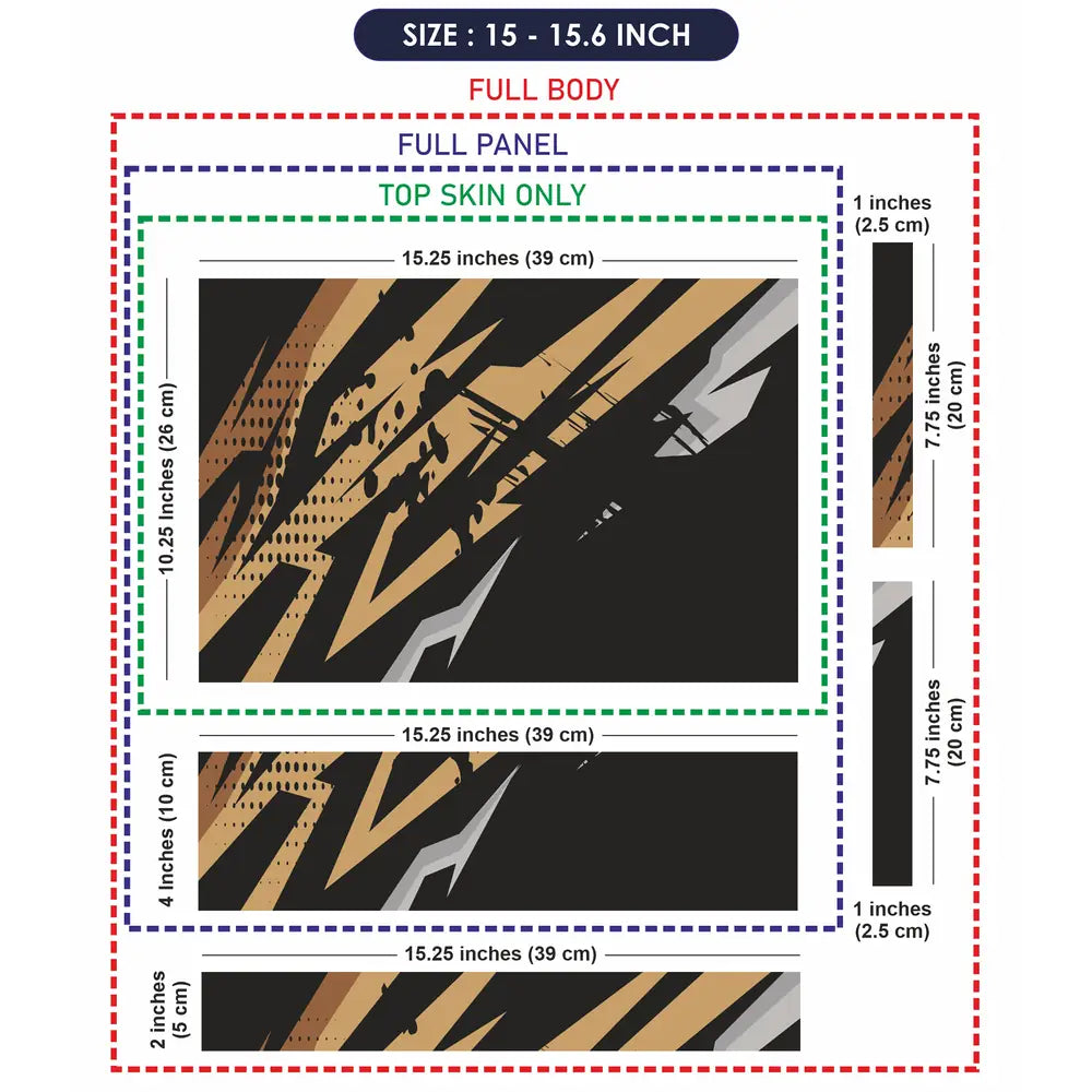 Gold Rush Laptop Skin - View 8