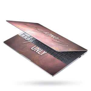 Good Vibes Only Rose Laptop Skin - View 3