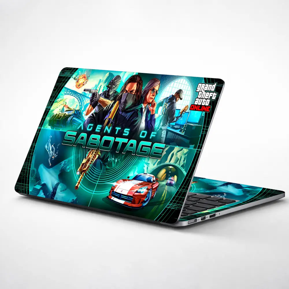 GTA Agents of Sabotage Game Art Laptop Skin - View 1