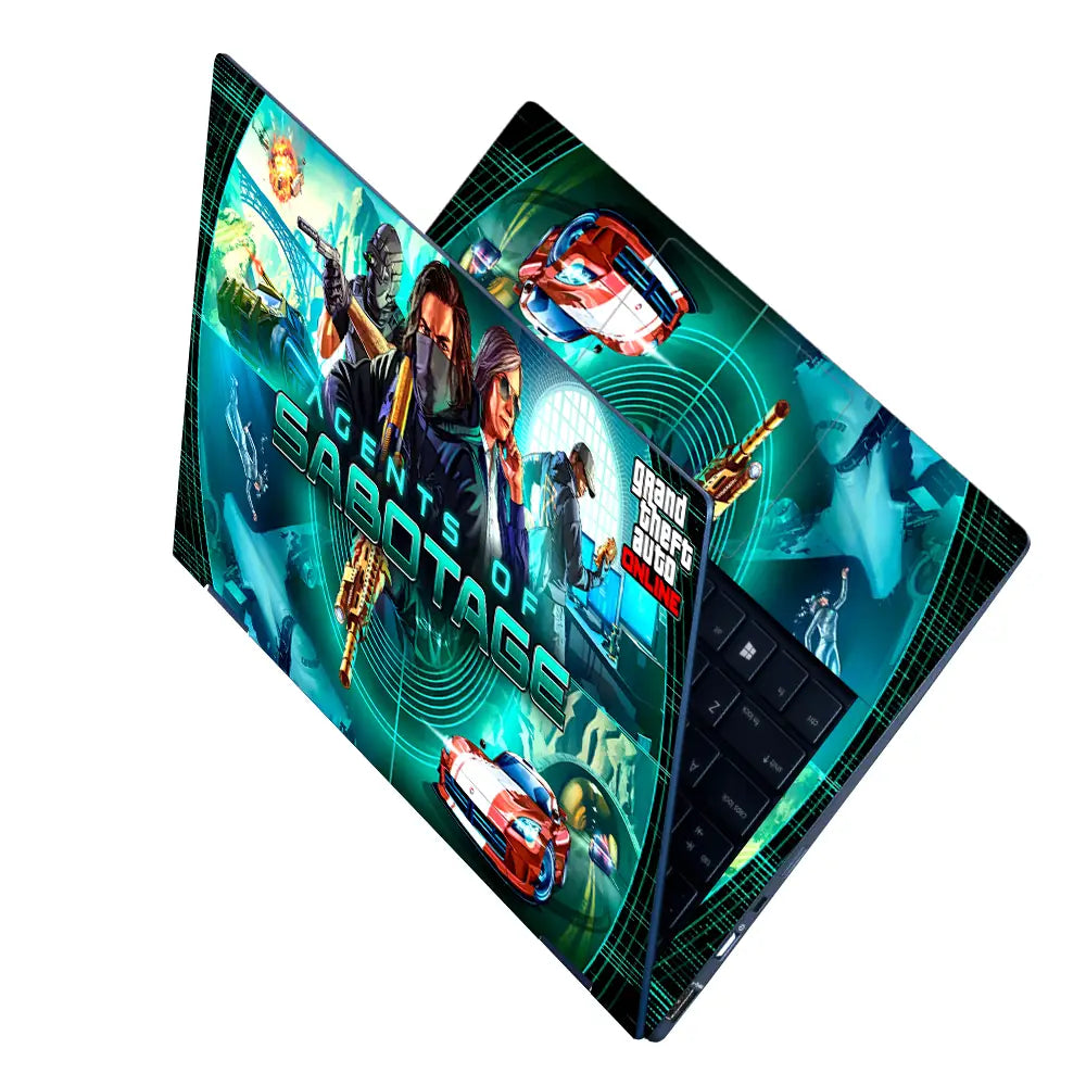 GTA Agents of Sabotage Game Art Laptop Skin - View 2