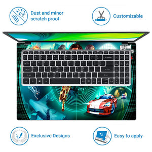 GTA Agents of Sabotage Game Art Laptop Skin - View 5