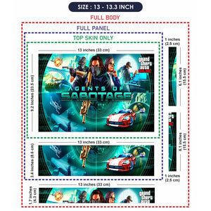 GTA Agents of Sabotage Game Art Laptop Skin - View 6