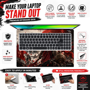 Hanuman Devotion Ascendant Laptop Skin - View 5