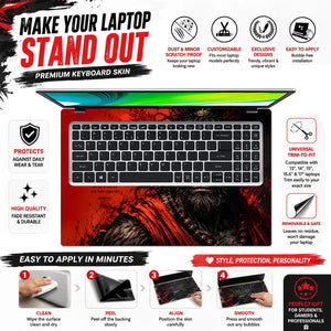 Hanuman Jai Shree Ram Ape Laptop Skin - View 5