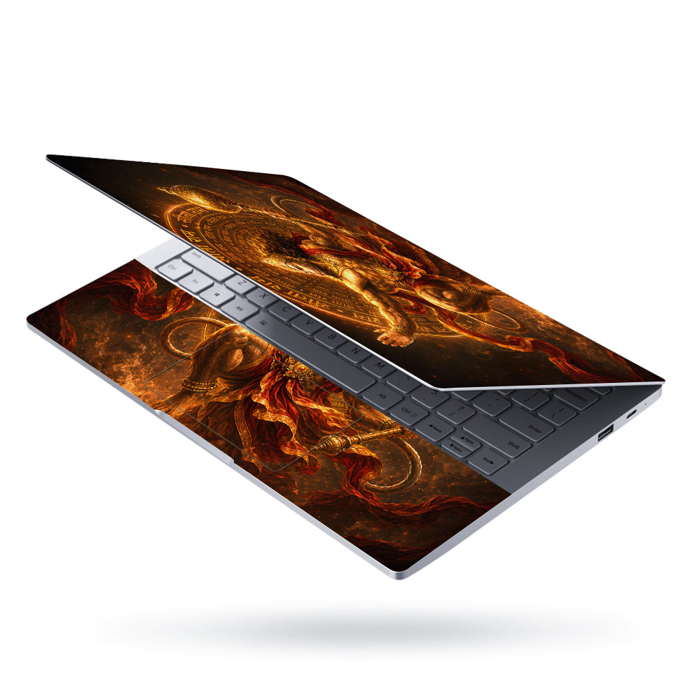 Hanuman Mace Sita Ram Mandala Laptop Skin - View 3