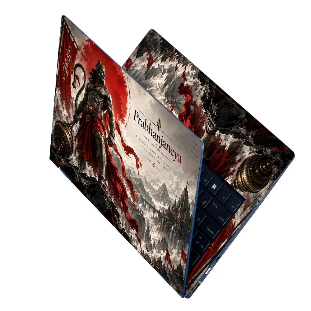 Hanuman Prabhanjaneya Divine Laptop Skin - View 2
