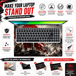Hanuman Prabhanjaneya Divine Laptop Skin - View 5