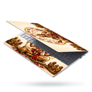 Hanuman Ram Naam Chakra with Vanar Sena Laptop Skin - View 3