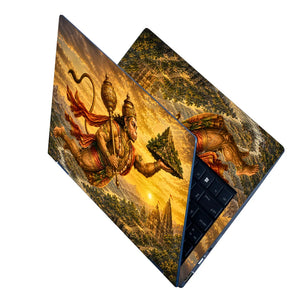 Hanuman Sanjeevani Mountain Flight Laptop Skin - View 2