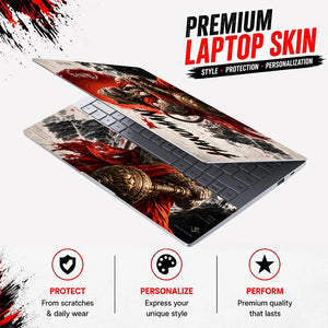 Hanuman Strength With Devotion Laptop Skin - View 3