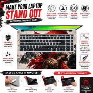 Hanuman Strength With Devotion Laptop Skin - View 5