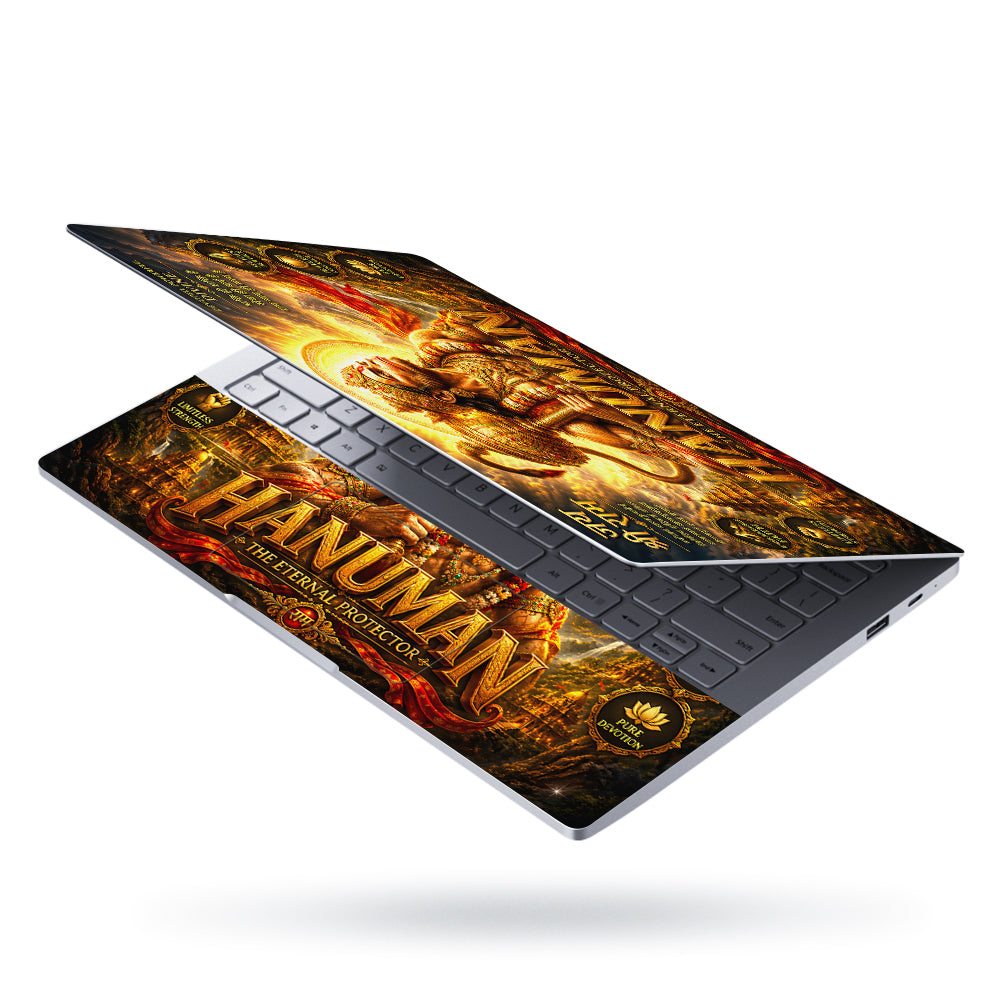 Hanuman The Eternal Protector Poster Laptop Skin - View 3