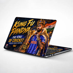 Hardik Pandya Kung Fu King Laptop Skin - View 1