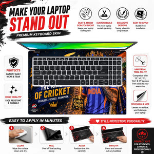 Hardik Pandya Kung Fu King Laptop Skin - View 5