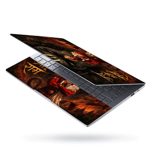 Hindu Hanuman Jai Shri Ram Dark Epic Laptop Skin - View 3