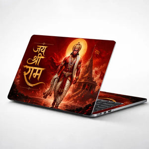 Hindu Hanuman Ram Temple Walk Laptop Skin - View 1