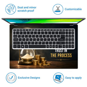 Hourglass Right Time Trust Laptop Skin - View 5