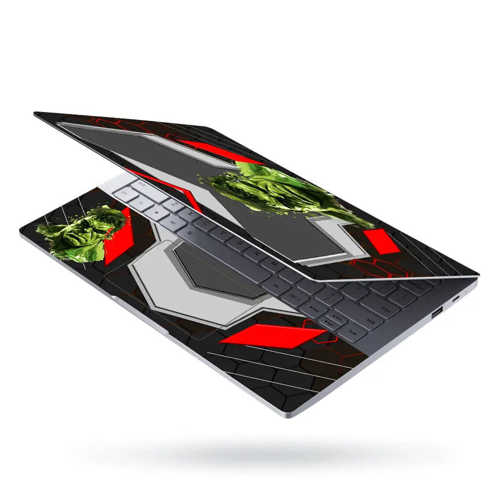 Hulk Green Smash Armor Laptop Skin - View 3