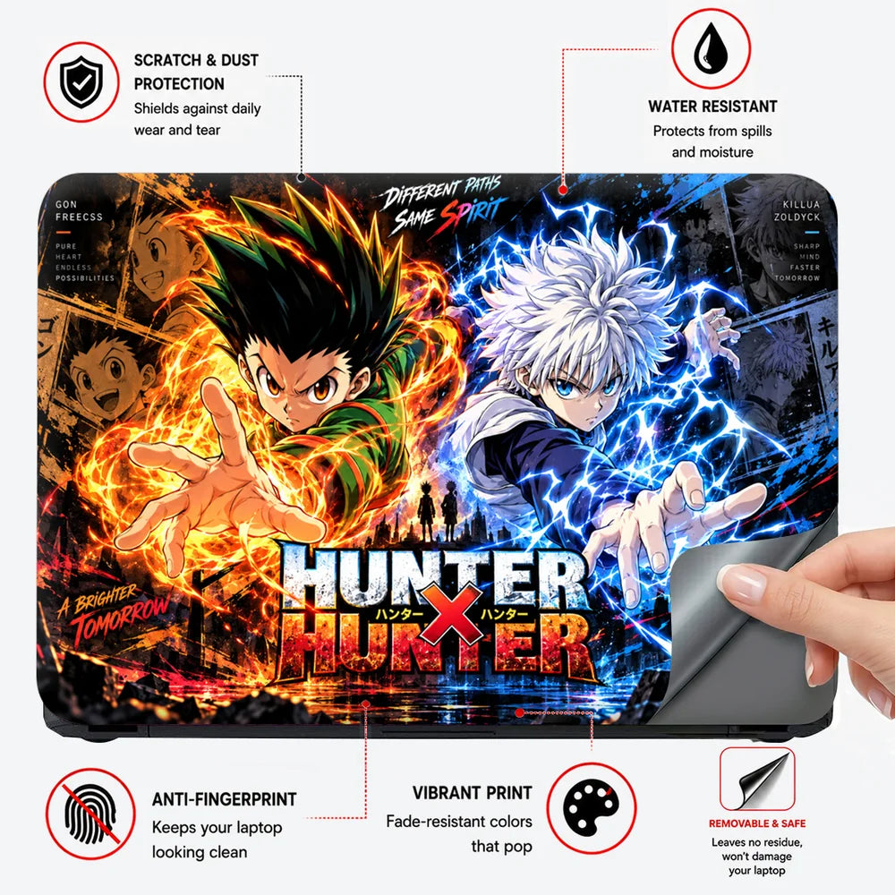 Hunter X Hunter Gon And Killua Laptop Skin - View 4