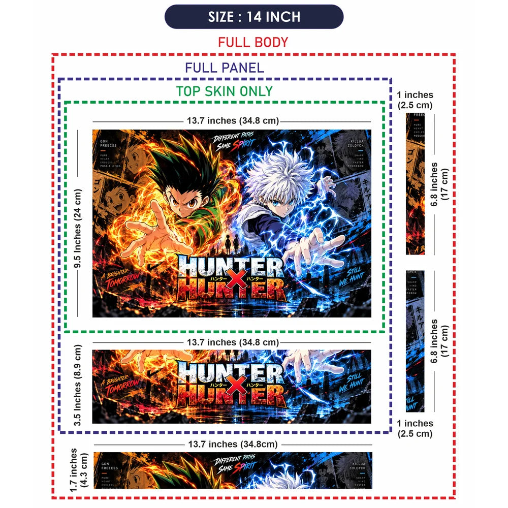 Hunter X Hunter Gon And Killua Laptop Skin - View 7