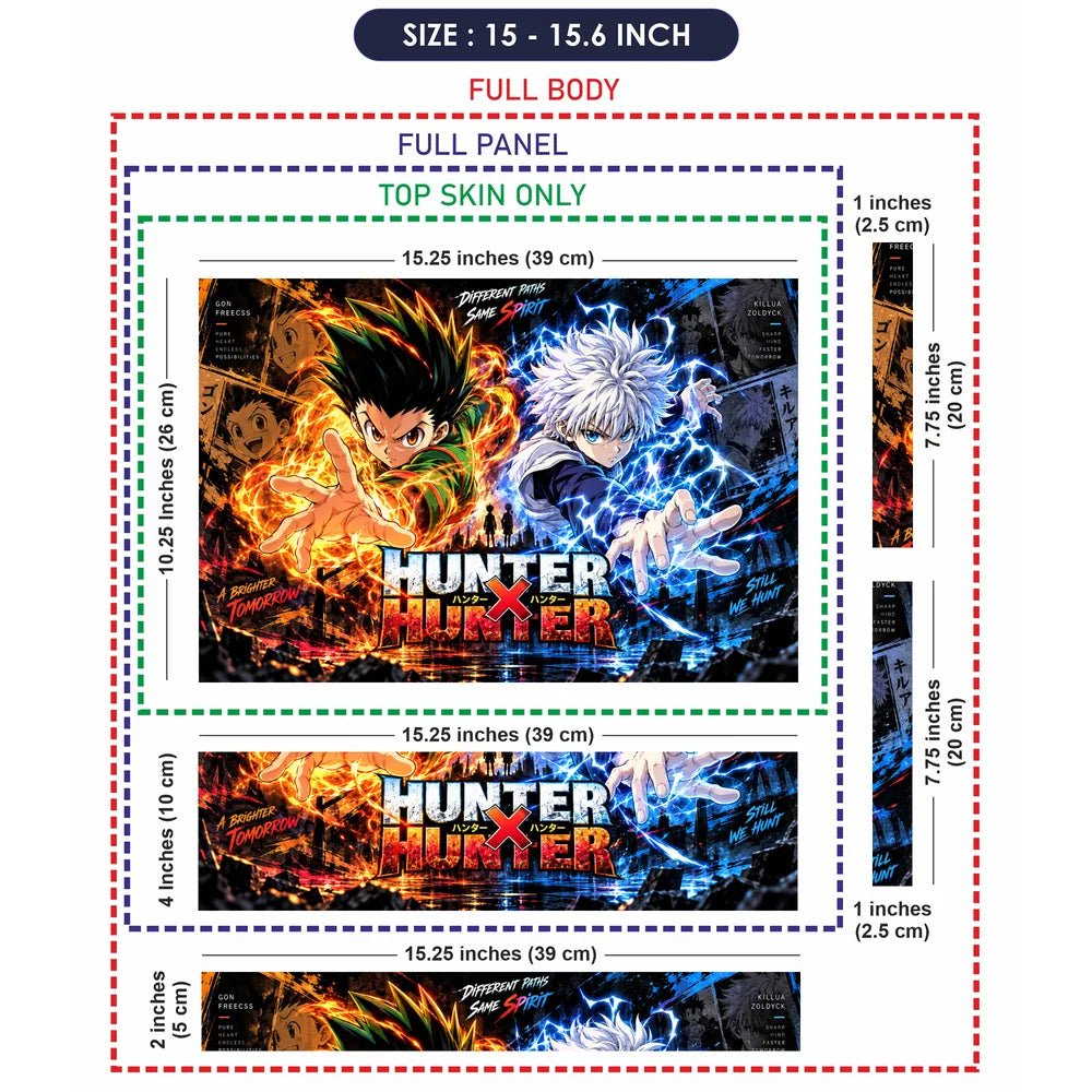 Hunter X Hunter Gon And Killua Laptop Skin - View 8