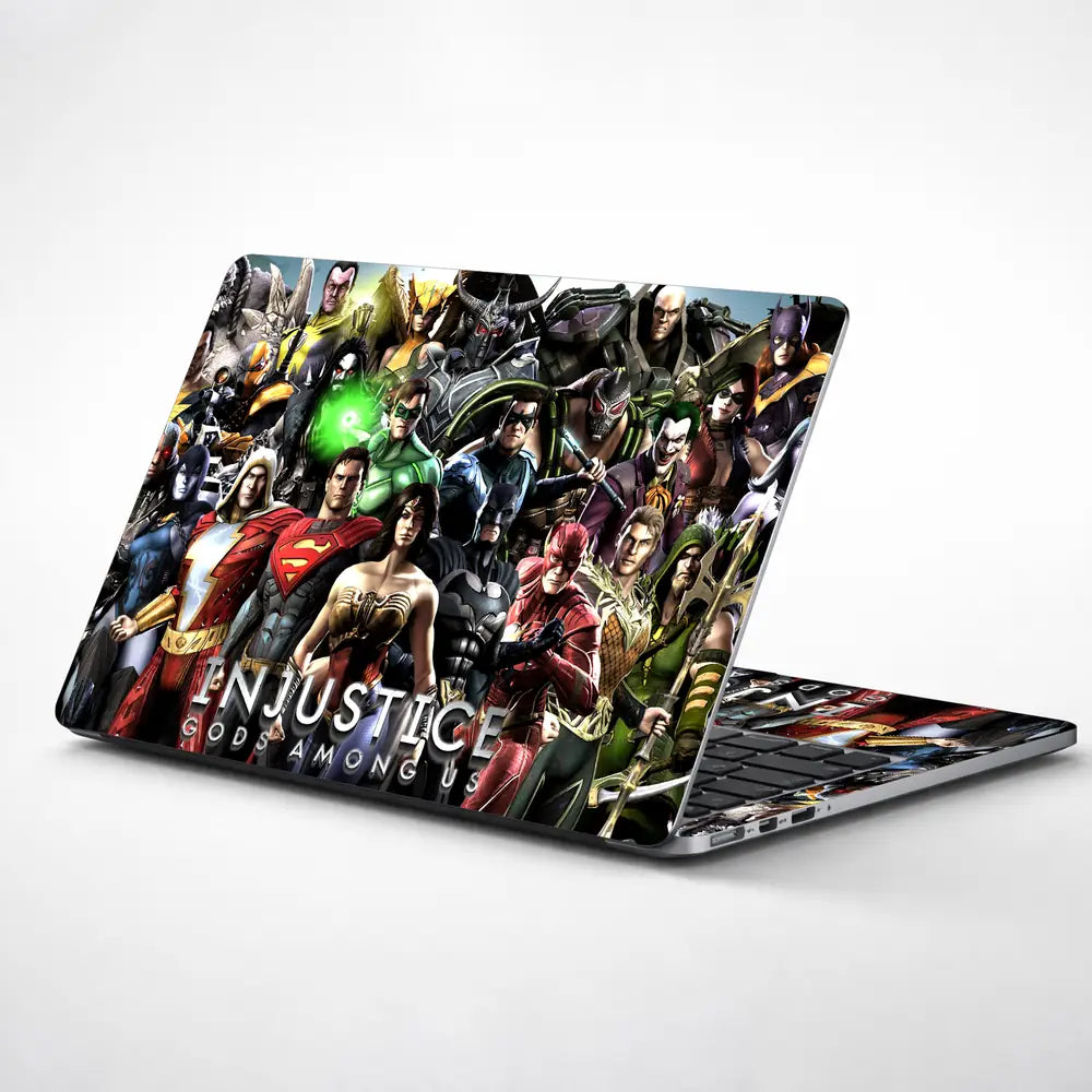 Injustice Gods Among Us Character Roster Laptop Skin - View 1