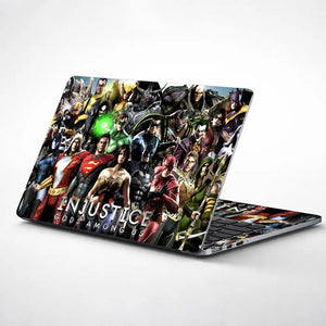 Injustice Gods Among Us Character Roster Laptop Skin - View 1