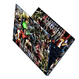Injustice Gods Among Us Character Roster Laptop Skin - View 2