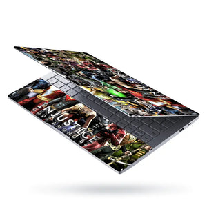 Injustice Gods Among Us Character Roster Laptop Skin - View 3