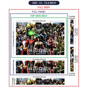 Injustice Gods Among Us Character Roster Laptop Skin - View 6