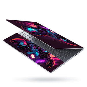 Iron Man Purple Laptop Skin - View 3