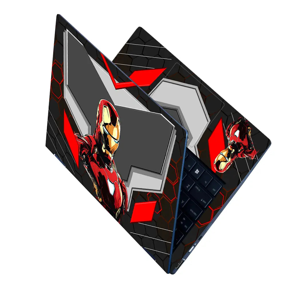 Iron Man Tech Suit Armor Laptop Skin - View 2