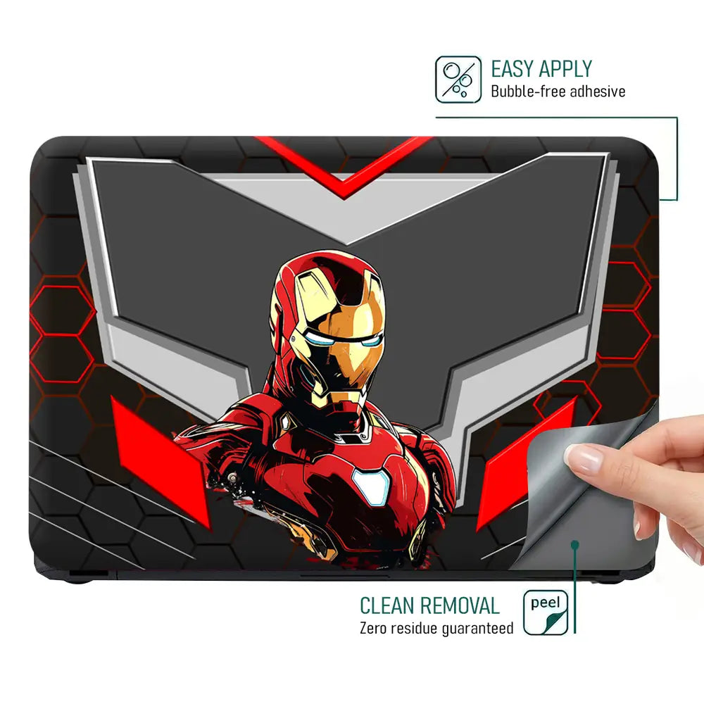Iron Man Tech Suit Armor Laptop Skin - View 4